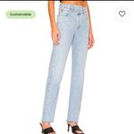 AGOLDE  Criss Cross Straight Jean in Dimension Photo 1