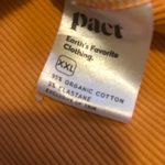 Pact Favorite Rib Racerback Tank Ribbed Midi Dress in Tangerine Orange Size XXL Photo 7