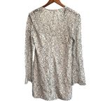 WAYF  White Lace Long, Bell Sleeve Mini Dress, New with Tags Photo 3