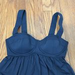 Michael Kors Solids Underwire Baby Doll Tankini Bikini Top Navy medium NWT Blue Photo 4