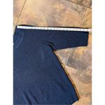 Avenue  Design Sweater Collection Blue Ribbed 3/4 Sleeve 22/24 Sweater Photo 4