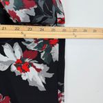 Chelsea & Theodore Top Women's 2XL Black Multi Floral V Photo 5