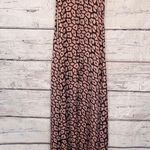 Club L London Maxi Slip Dress Silky Cheetah Print Pink/Black-6 Photo 3