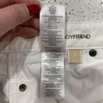 Michael Kors  Size 4 Boyfriend Jeans Distressed Cropped Mid Rise White Women’s Photo 5