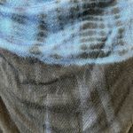 Red Haute  Blue Long Sleeve Top Tie Dye Silk Sheer Sleeves Cowl Neck Size Small Photo 4