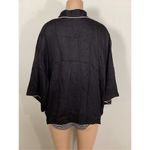 Volcom New.  black kimono top. Small. Retails $129 Photo 7
