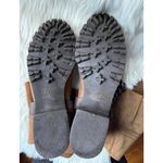 BCBG MAXAZRIA Brown Women's Moto Boots with Chain Detail Photo 3