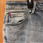 SLINK Jeans Louise High Rise Distressed Crop Straight Leg Jeans Plus Size 18 Blue Photo 7