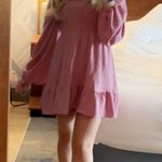 Altar'd State Altar’d State Pink Long Sleeve Mini Dress  Photo 0