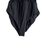 BECCA by Rebecca virtue Becca Rebecca Virtue Color Code Sarai Black Plunge One Piece Swimsuit Size M Photo 4