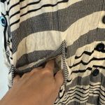 Ali Miles Wave Tunic Sz 1X White & Black Lagenlook Asymmetric Art To Wear Artsy Photo 5