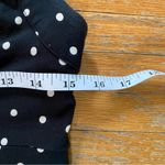 Loft Ann Taylor  Black and White Polka Dot Sleeveless Dress Size 4P Photo 5