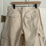 Madewell  Low-Slung Straight Cargo Pants In Vintage Linen Beige Tan Size 26 Photo 5