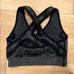 Gymshark Gray and Black Sports Bra Seamless Design small Photo 2