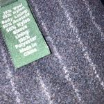 J.Crew  Vintage Men’s Blazer Size Large Wool Navy Blue Pinstriped Photo 12