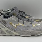 Adidas  Exhibit A Candace Parker Womens Basketball Shoes Sz 8.5 Gray Gold GY0992 Photo 1