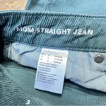 American Eagle Womens 12 Green Mom Jean Straight High Rise Corduroy Stretch Photo 8