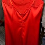 These Three Boutique Red With Silver Rhinestone Trimmed Mini Dress Photo 4