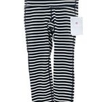 Athleta  Chaturanga Striped Capri Leggings Stripe Black & White Size XXS NWT Photo 4