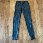 Time And Tru black faux leather legging nwot Photo 2