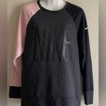 Nike Black and Pink Raglan Crewneck Photo 0