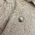 Vince Textured Faux Fur Jacket Shacket Teddy: Light Fauna Tan Beige Photo 9