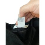 CAbi  Y2K Genuine Suede Leather Maxi Skirt Black Size L Minimalist Coastal Boho Photo 3