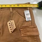 Forever 21 NWT FiveStar General Cargo Shorts Womens 7/28 Tan Brown Flex Side Pockets Mid Photo 3