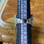 Sleeping Beauty Turquoise Sterling Silver Ring Size 6.75 Photo 7