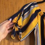 J for Justify Striped Short-Sleeve Jumpsuit Photo 3