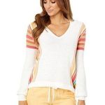 Roxy Sweater Women's XS Turning Out Knit Hooded Long Sleeve Cover Up Beach Surf Photo 0