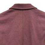 Theory Jonita K Blazer, Garnet Ponte Open Front Burgundy, Size 2 Photo 7