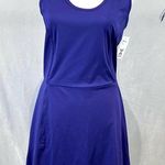 Xersion purple athletic tennis dress w/ builtin shorts & pockets size medium NWT Photo 2