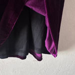 Modcloth Velvet Fit & Flare Dress Small Plum Purple Holiday Christmas Party Clas Photo 6