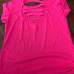 Women’s Hot pink mesh shirt Size L Photo 1