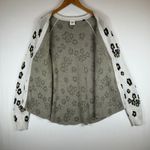CAbi  Leopard Print Button Down Cardigan‎ Kiki Sweater Large Women's 5277 Photo 2