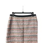 Talbots Tweed Plaid Pencil Skirt 4 Multi Color Cotton Blend Work Preppy Classic Photo 13