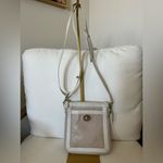 Coach  LEATHER CROSSBODY BAG Cream and White Photo 4