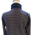 L.L.Bean Interlock Turtleneck Heart Print Long Sleeve Womens Sz Medium Valentines Photo 6