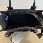 NWT Mersi Riley Nylon Tote Bag, Black Photo 5