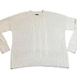 Banana Republic  Crewneck Cable Knit Fisherman Sweater Size L **SMALL FLAW** Photo 0