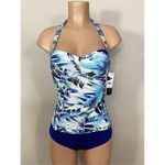 La Blanca New. blue tropical tankini set. S/6. Retails. $149 Photo 2