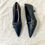 Vagabond NEW Black Silver  Lykke 90s Style Leather Buckled Kitten Heels US 6 Photo 6
