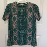 ASOS Reptile Print V Neck Tee 6 Photo 1
