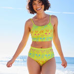 Disney  Store Mickey Mouse Two Piece Swimsuit Bikini Set UPF 50+ Women's Size‎ 3X Photo 0