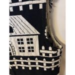 Y2K Folk Farmhouse Woven Checks Sheep Hearts Fringe Open Front Boho Cottagecore Black Size L Photo 12