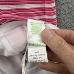 Lilly Pulitzer Briana Dress Pink White Striped Preppy Coastal Beach Women Small Photo 6