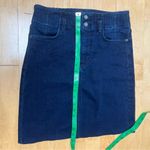 NYDJ  Stretchy Denim Ibiza Blues High Waist Knee Length Skirt, size 6 Photo 10