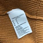 American Eagle  Womens Sweater Henley Neckline Ribbed Knit Brown Size M Photo 4