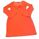 SheIn Orange/Coral Long Sleeve  Dress Photo 0